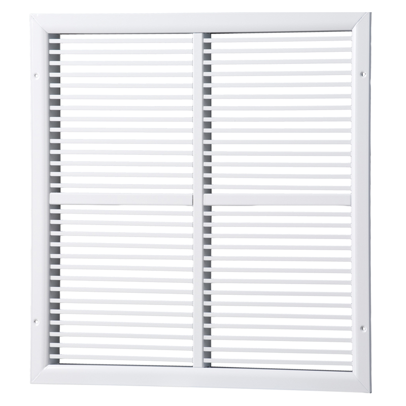 Grila liniara cu lamele fixe 700x500mm, gri