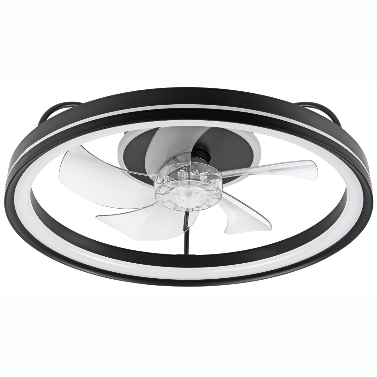 Plafoniera VENTILATOR FARGO negru LED 40W motor 20W telecomanda, metal