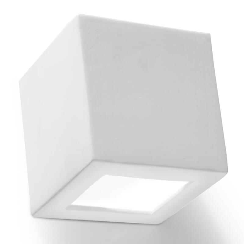 Aplica LEO alb 1x60W E27, sticla