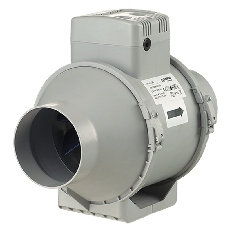 Ventilator in linie carcasa PVC diam 150mm