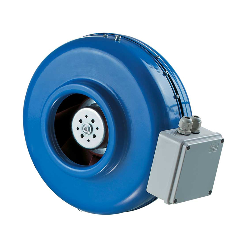 Ventilator centrifugal in linie diam 250mm, motor EC
